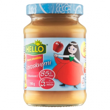 Hello Ovocná přesnídávka s broskvemi a vitaminem C 190g