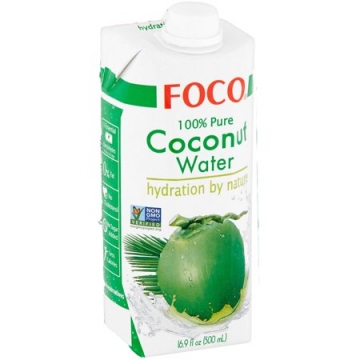 FOCO 100% natural coconut water 0,5L