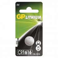 GP Baterie 3V LITHIUM průměr 16x16 CR1616 1ks