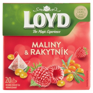 Loyd malina a rakytník bylinno ovocný čaj 20X2G