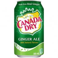 CANADA DRY Ginger ale 355ml plech