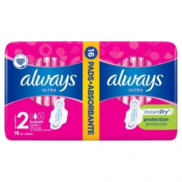 Always Ultra Super plus hygienické vložky 16ks