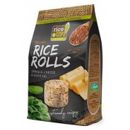 Rice Up Rýžové minichlebíčky špenát, sýr a olivový olej 50g