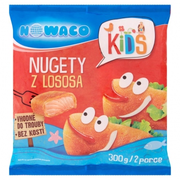 Nowaco Kids obalené nugetky z lososa 300 g mraz.