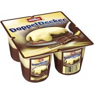 Muller Doppel Decker puding dezert (4x125g) 500g čoko.a vanila