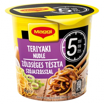 Maggi 5 minutes Teriyaki nudle kelímek 54g
