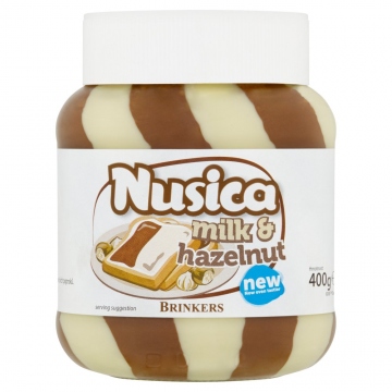 Brinkers Nusica milk a hazelnut 400g
