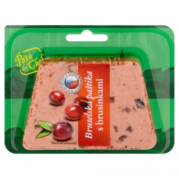 Paté Du Chef Bruselská paštika s brusinkami 125g chlaz.
