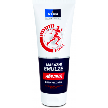 ALPA masážní emulze hřejivá 210ml