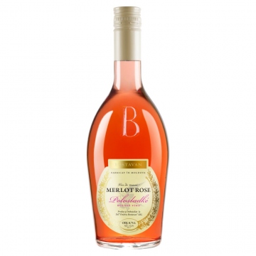 Bostavan víno Merlot Rosé 12,5% - MOL 0,75L polosladké