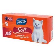 RollPap Soft papírové kapesníčky 2-vrstvé 150 ks krabičce