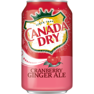 CANADA DRY Cranberry - Ginger ale 355ml plech