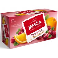 Jemča ovocný čaj brusinka a pomeranč 40g