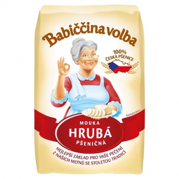 Babiččina volba mouka hrubá 1 kg