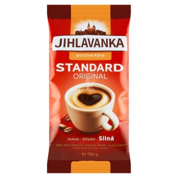 Jihlavanka Standard Original pražená mletá káva 150g
