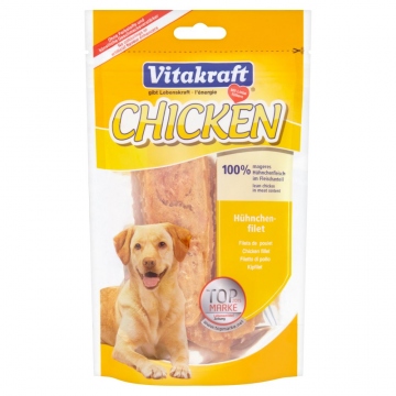 Vitakraft snacky pro psy 80g chicken Filets