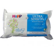 HiPP Baby sanft čistící vlhčené ubrousky Ultra Sensitiv 52 ks