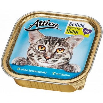 Attica paštika pro kočky 100g kuřecí (Huhn)