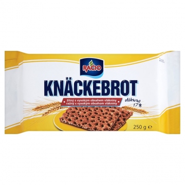 Racio Knäckebrot žitný s vysokým obsahem vlákniny 250 g