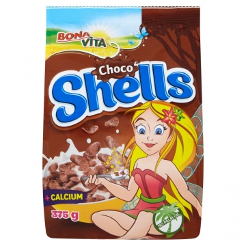 Bonavita Choco shells obilné mušličky s kakaem 375g
