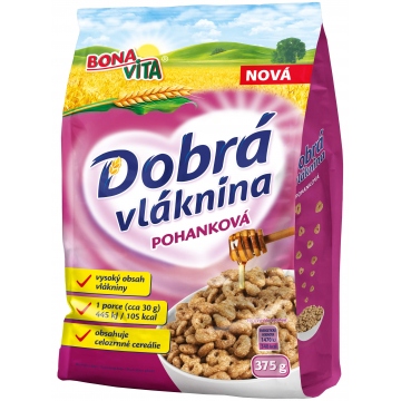 BonaVita Dobrá vláknina pohanková 375g