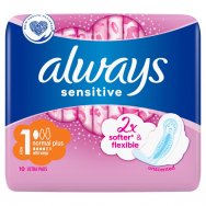 Always vložky ultra wings normal plus Sensitive 10ks