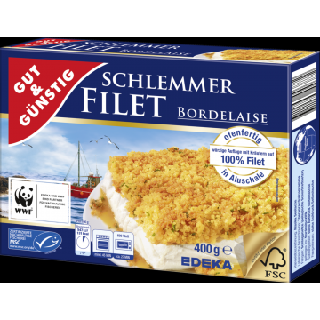 Edeka G&G Filety v bylinkové krustě 400g (německé)