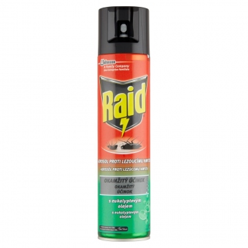 Raid sprej proti lezoucímu hmyzu eukalyptový olej 400ML