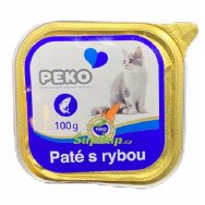 Peko vanička pro kočky Pate s rybou 100 g