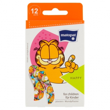 MATOPAT HAPPY NÁPLASTI PRO DĚTI 12 KS
