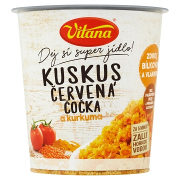 Vitana Kuskus červená čočka a kurkuma 67g