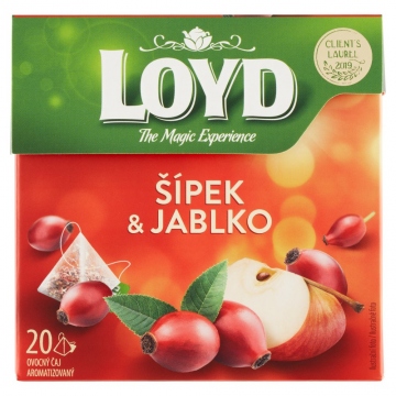 Loyd ovocný čaj s šípkem a jablkem 20 x 2g