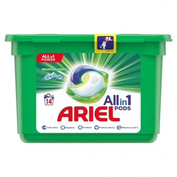 ARIEL Mountain Spring 3v1 gelové kapsle 378 g (14x27g)