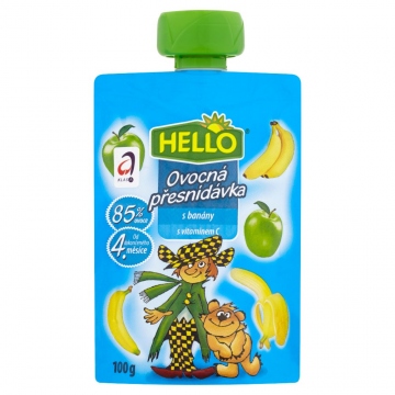 Hello Ovocná kapsička s banány 100 g