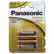 PANASONIC ALKALINE POWER LR03APB/4BP AAA 1,5V 4ks (nau)