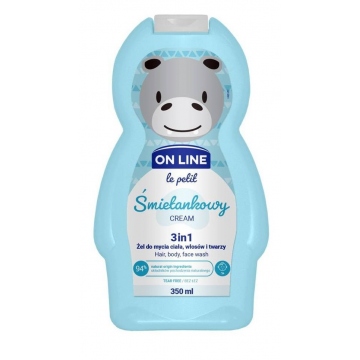 On line le petit 3v1 šampon, mycí a sprchový gel Krém 350 ml