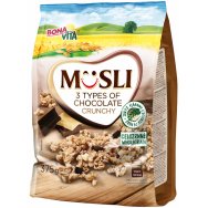 Bona Vita Müsli crunchy 3 druhy čokolády 375g