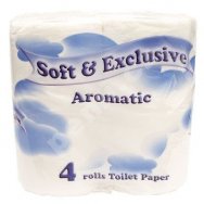Soft & Exclusive toaletní papír 2 vrstvý - bílý 4 ks