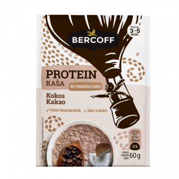 BERCOFF KAŠE Protein kokos/kakao 60g