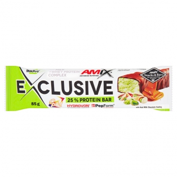 Exclusive protein bar pistachios & caramel 85g
