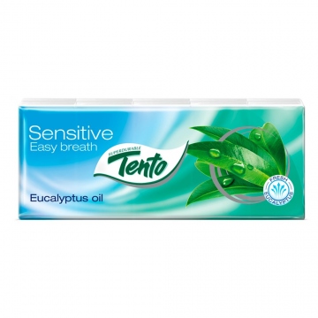 Tento kapesníky Eucalyptus oil10x10ks 3vrstvy