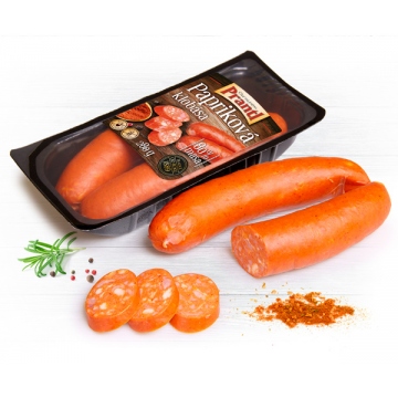 Prantl Papriková klobása 280g (2ks) 80% masa