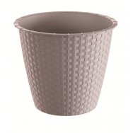 Květináč bez misky RATOLLA ROUND mocca 16,6cm