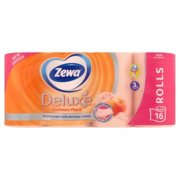 Zewa Deluxe Cashmere Peach toaletní papír 3 vrstvý 16ks