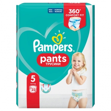 Pampers Pants S5 22ks, 12-17kg