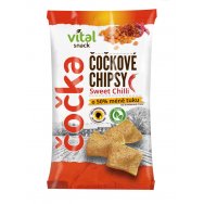 vital CHIPSY Čočkové Sweet Chilli 65g
