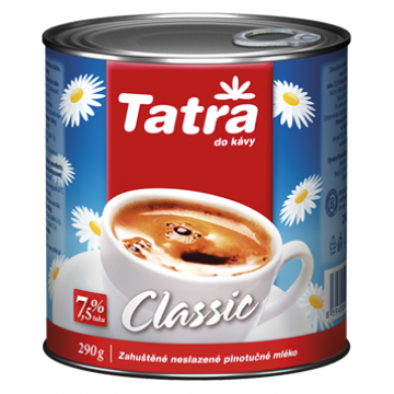 Tatra Classic kondenzované neslazené mléko 7,5 % 290G