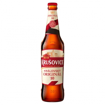 Krušovice 10 výčepní světlé sklo 500ml