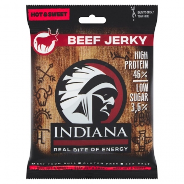 Indiana Jerky Hovězí Hot&Sweet 25g