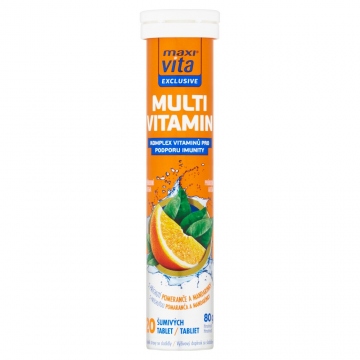 Maxi Vita Multivitamín šumivé tablety 1x20ks